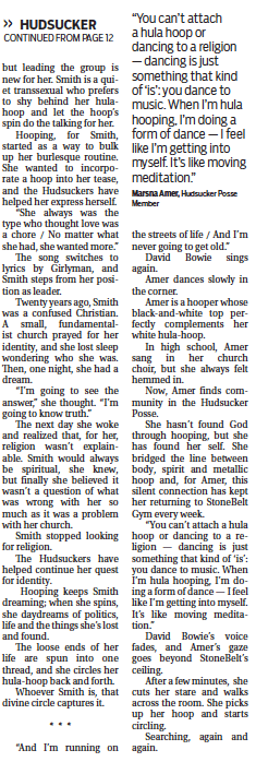 Bloomington Hudsucker Posse hoops for peace